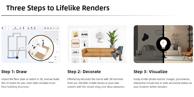 Homestyler Review and Pricing: Ease of use. user interface