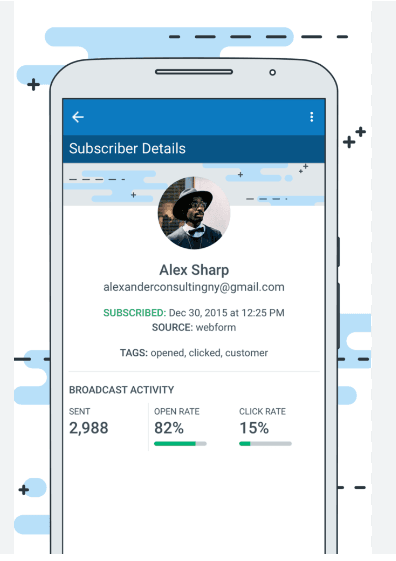 Aweber Review and Pricing: Mobile accessibility
