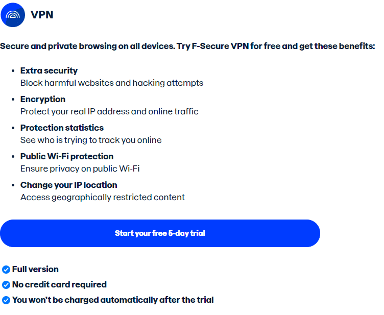 F-Secure Review and Pricing: F-Secure VPN