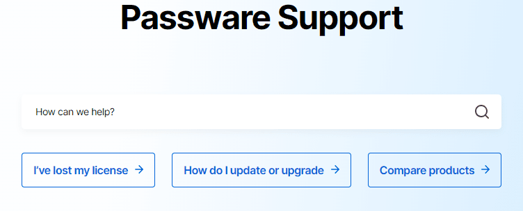 Passware Review and Pricing: Passware support