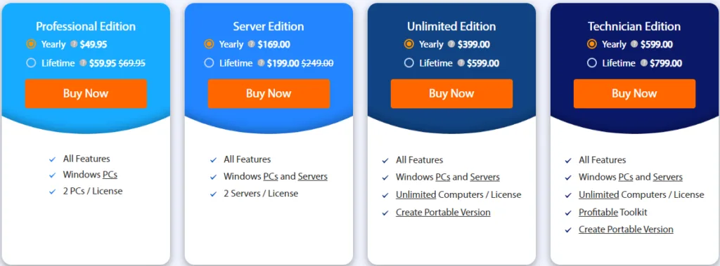 AOMEI Review and Pricing: partition assistant pricing