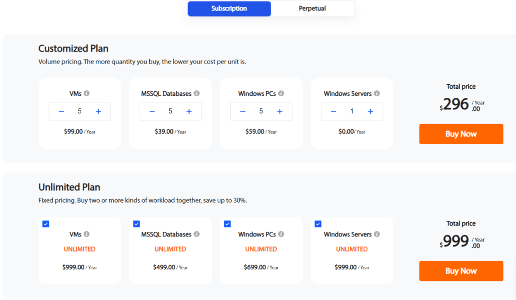 AOMEI Review and Pricing: Cyber backup pricing