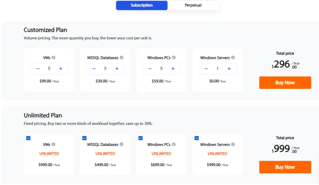 AOMEI Review and Pricing: Cyber backup pricing