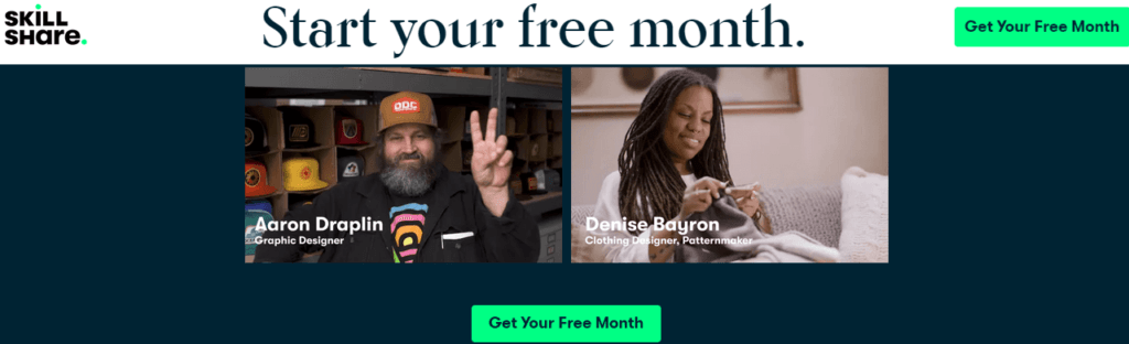 Skillshare Review and Pricing: Skillshare free plan