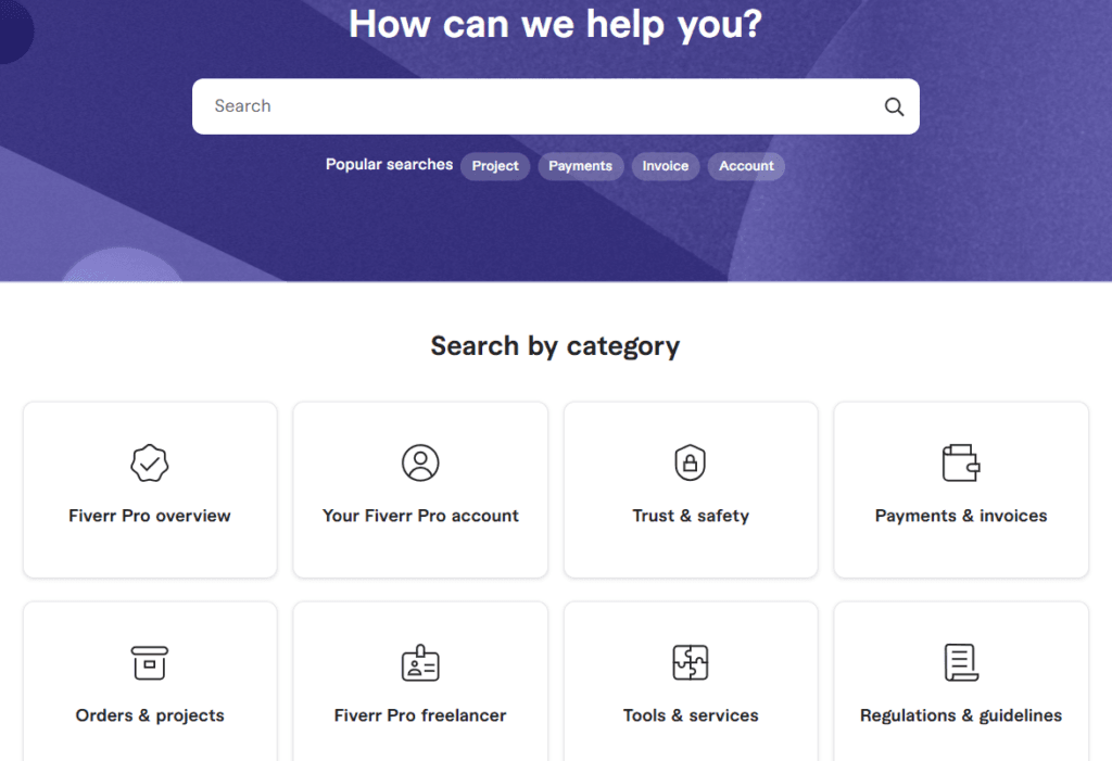 Fiverr Pro Review: Customer support
