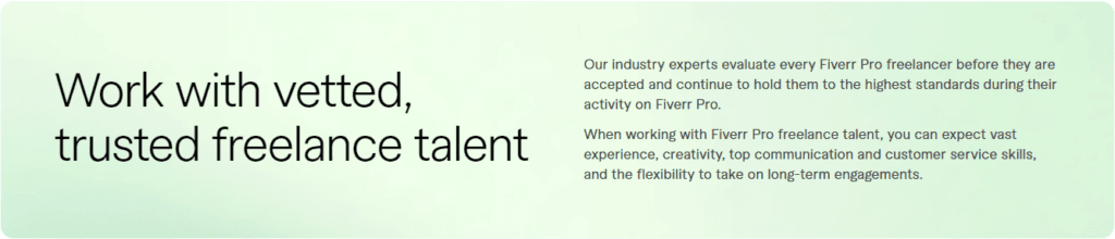 Fiverr Pro Review: Vetted professionals