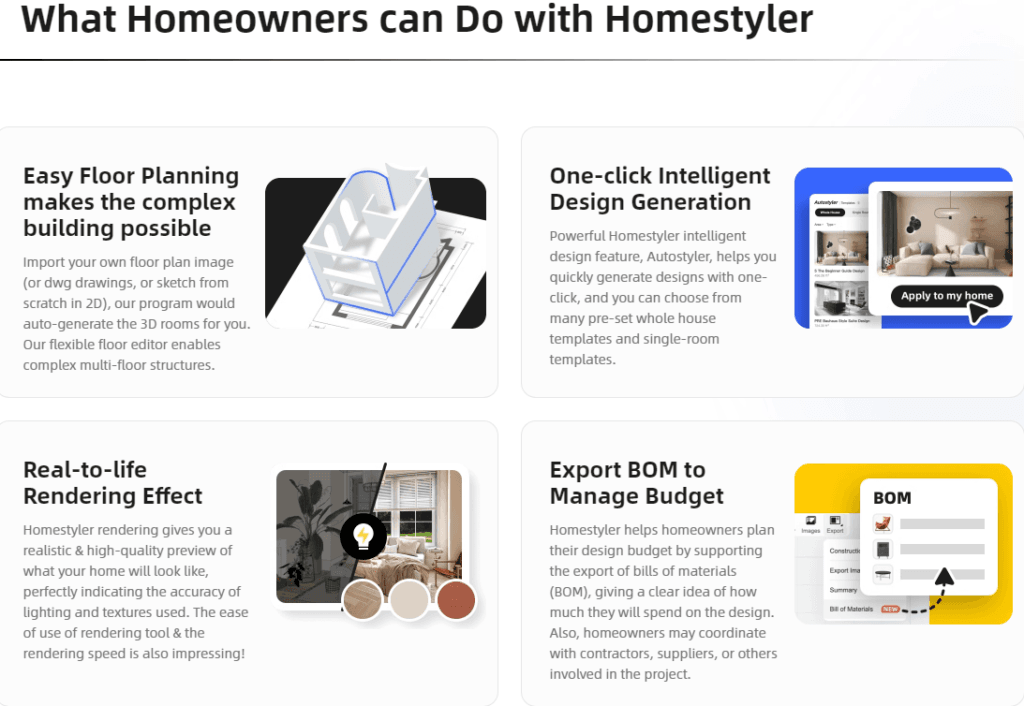 Homestyler Review and Pricing: Homestyler for Home owners