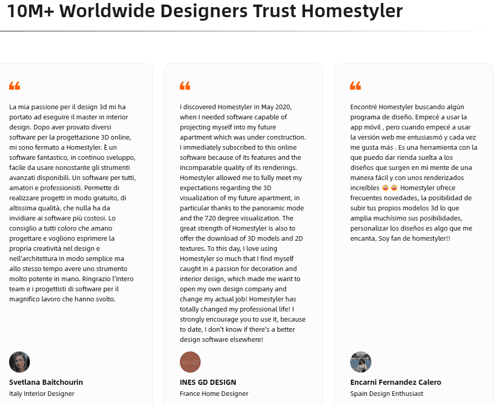 Homestyler Review and Pricing: Customer feedback and satisfaction