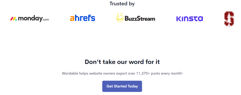 WORDABLE Review and Pricing: User reviews and testimonials