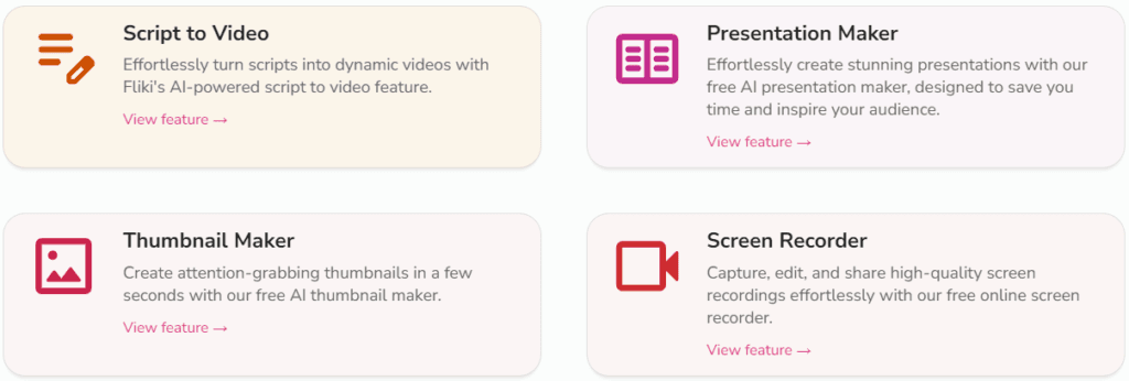 Fliki AI Text-to-Video: Features and capabilities