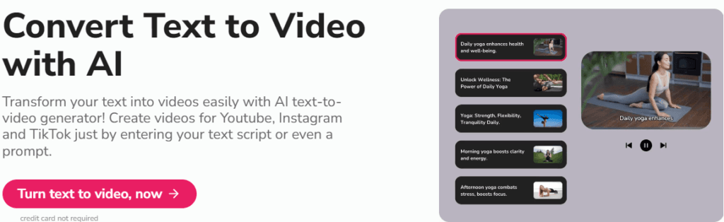 Fliki AI Text-to-Video: Text to videos