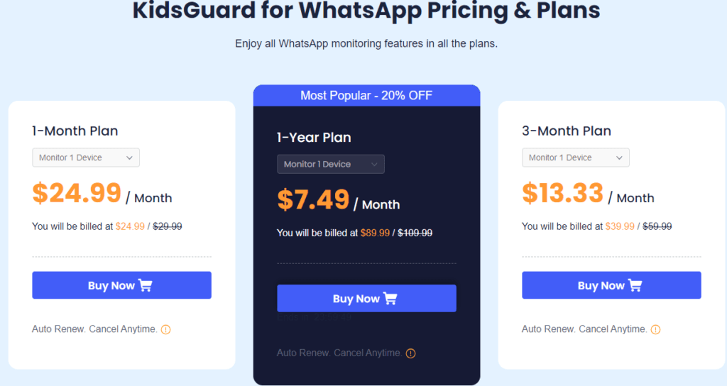 ClevGuard review: Pricing and plans