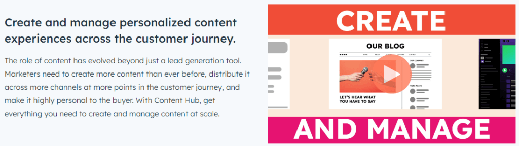 HubSpot Review: Content Hub