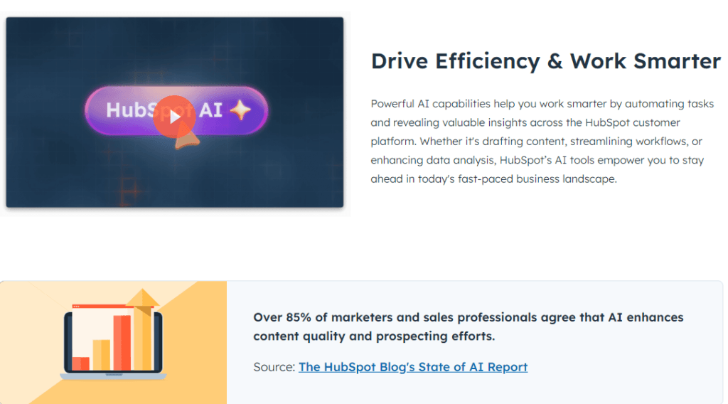 HubSpot Review: HubSpot AI