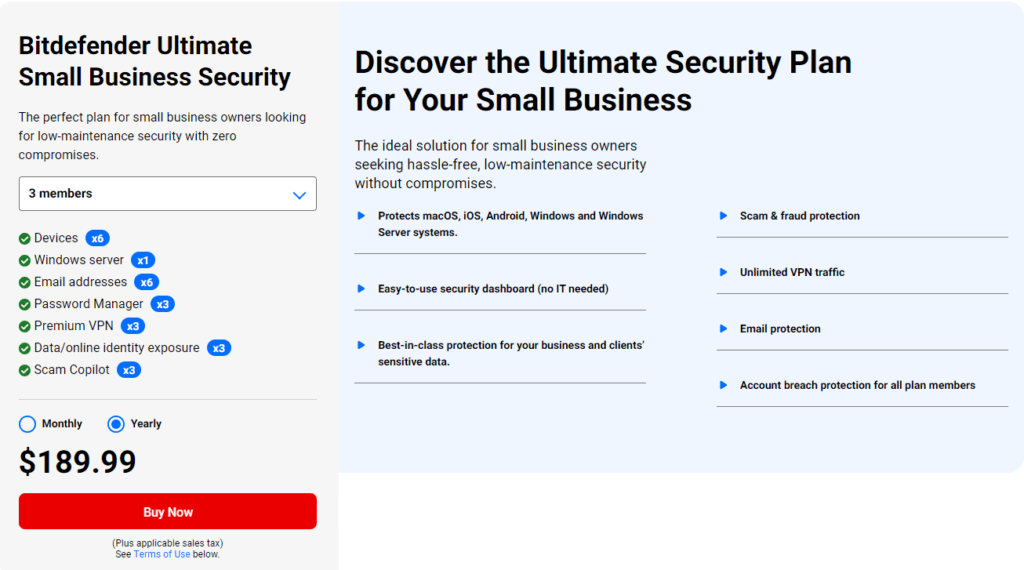 Bitdefender Review: Pricing Plans