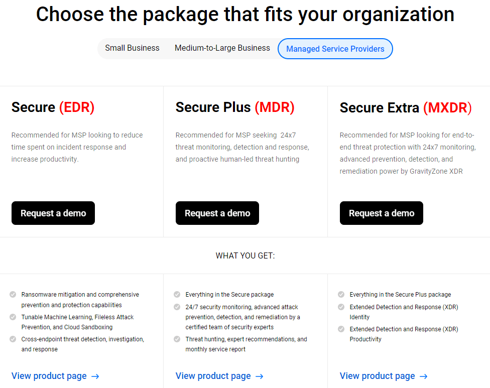 Bitdefender Review: Pricing Plans