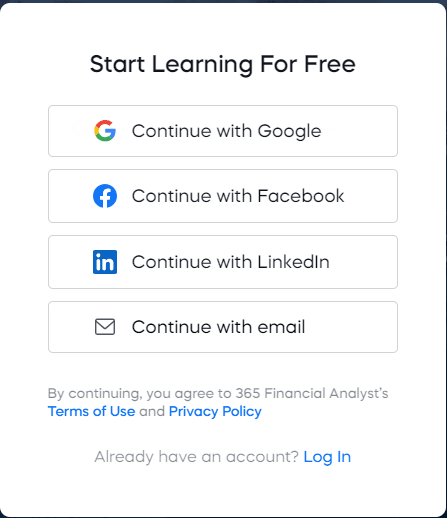 365 Financial Analyst: Free course
