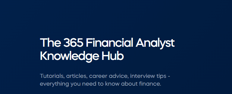 365 Financial Analyst: Knowledge hub