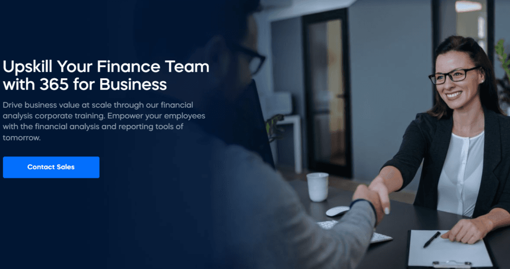 365 Financial Analyst: Pricing plans for teams and corporates