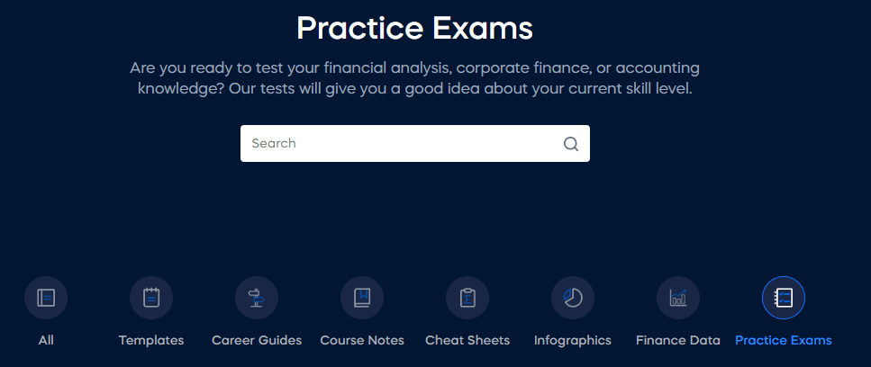 365 Financial Analyst: Practice exams and assessments