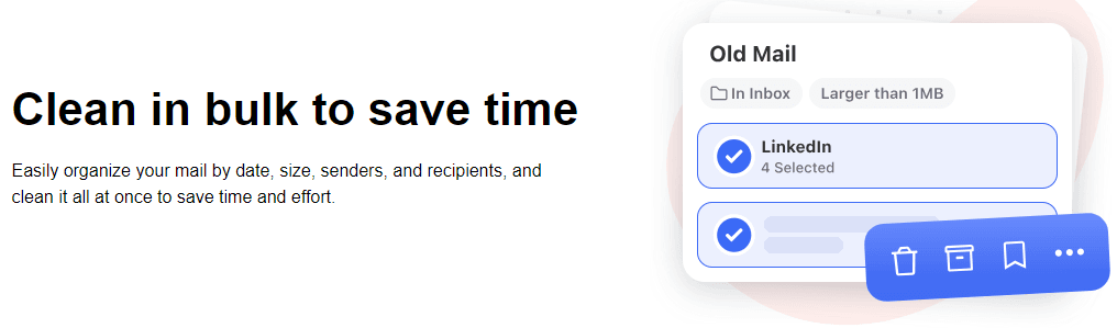 Clean Email Review: Bulk email actions