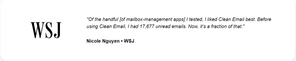 Clean Email Review: Customer reviews and testimonials