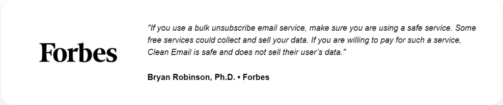 Clean Email Review: Customer reviews and testimonials
