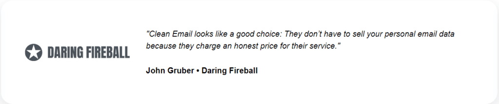 Clean Email Review: Customer reviews and testimonials