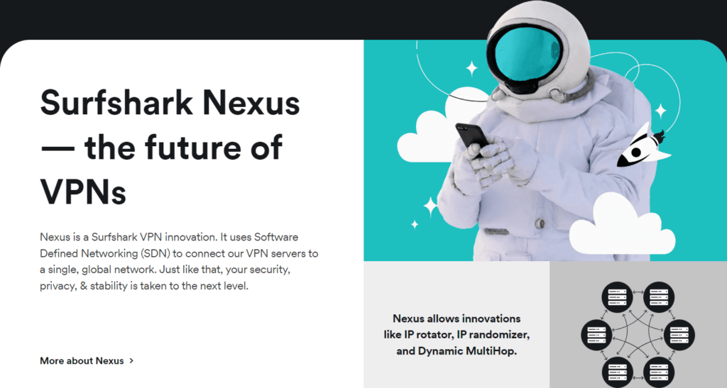 Surfshark Review: Surfshark nexus