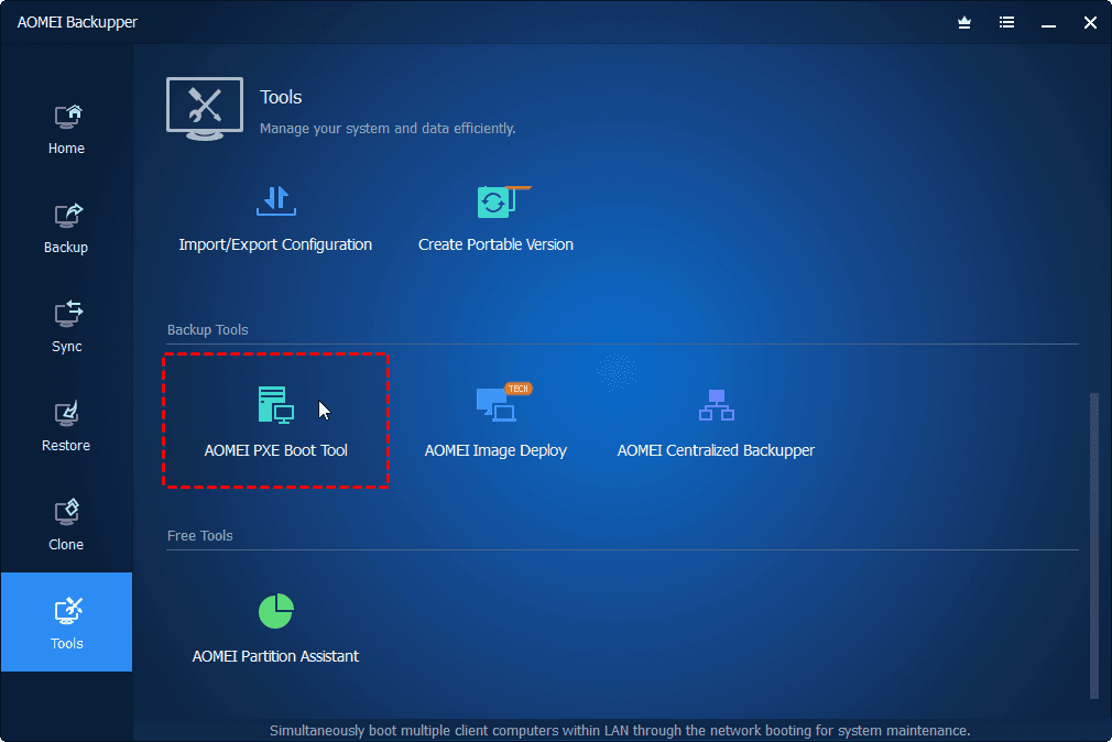AOMEI Review and Pricing: PXE Boot, Image Deploy, Centralized Backupper