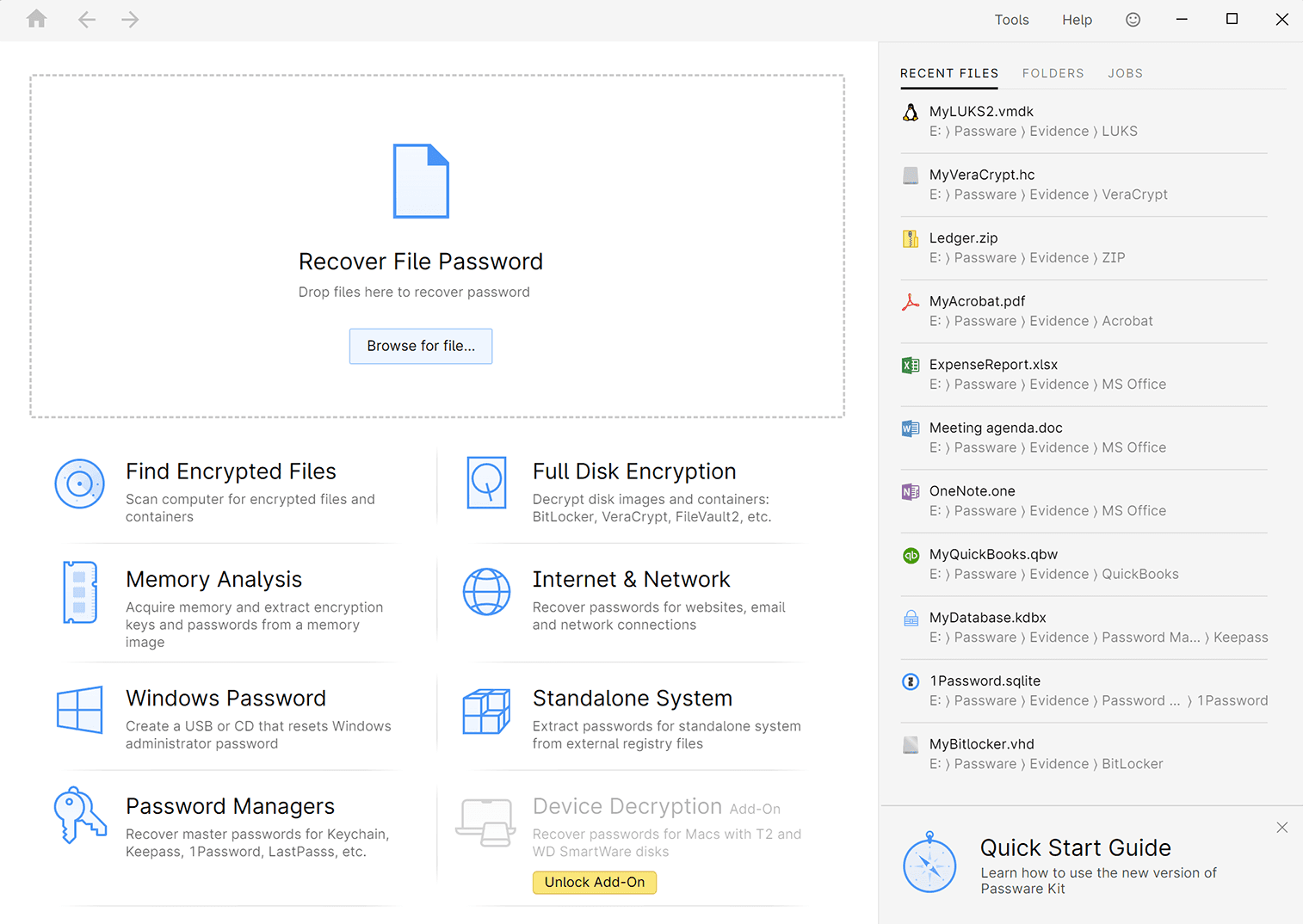 Passware Review and Pricing: Password recovery solutions