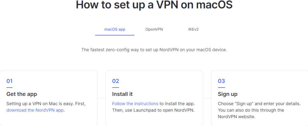 NordVPN Review: NordVPN mac installation