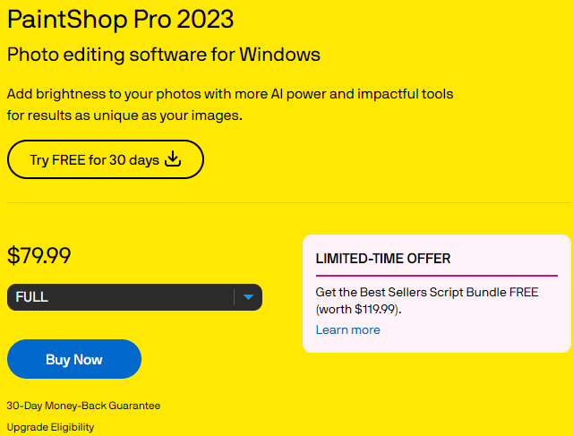 Corel Review and Pricing: Corel pricing plans