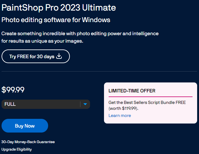 Corel Review and Pricing: Corel pricing plans