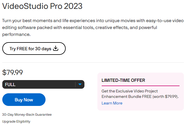 Corel Review and Pricing: Corel pricing plans