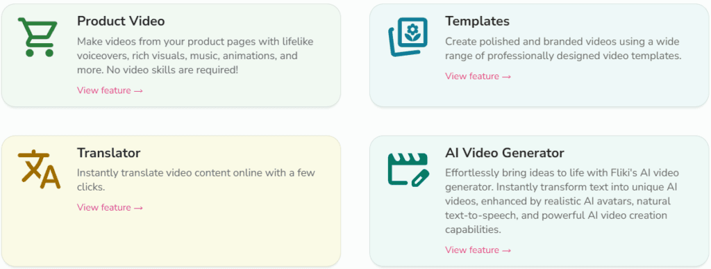 Fliki AI Text-to-Video: Features and capabilities
