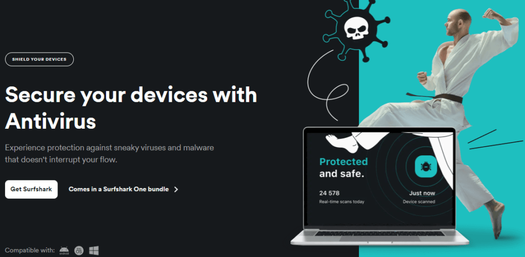Surfshark Review: Surfshark antivirus