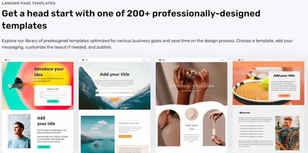 GetResponse Review: GetResponse templates