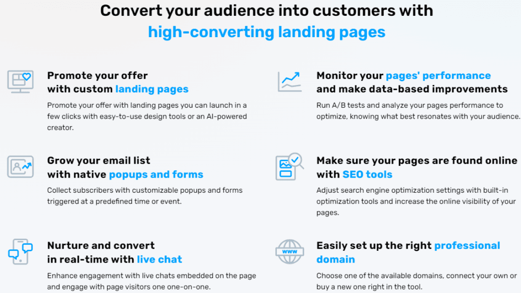 GetResponse Review: GetResponse landing page builder
