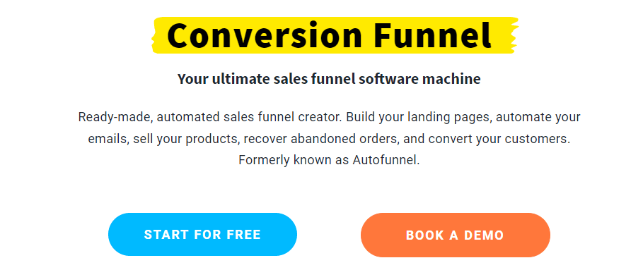 GetResponse Review: GetResponse conversion funnel