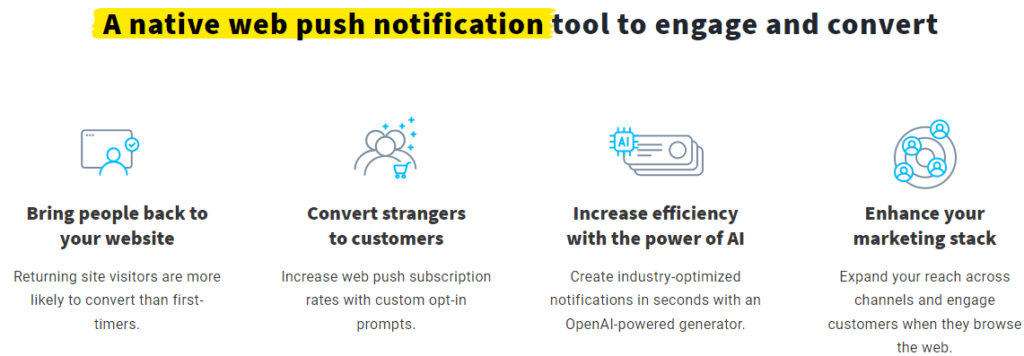 GetResponse Review: GetResponse web push notifications