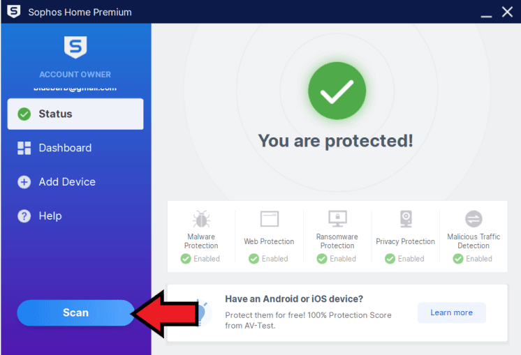 Sophos Home Review and Pricing: Real-time protection