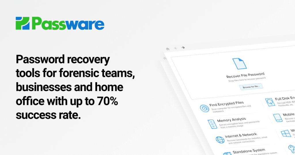 Passware Review and Pricing: Passware success rate