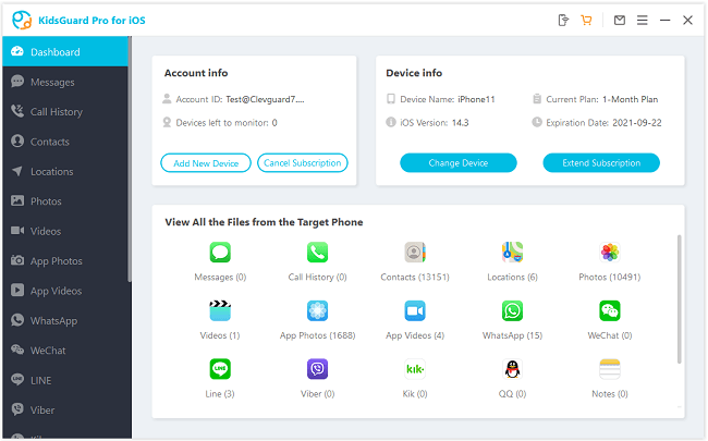ClevGuard review: User Interface