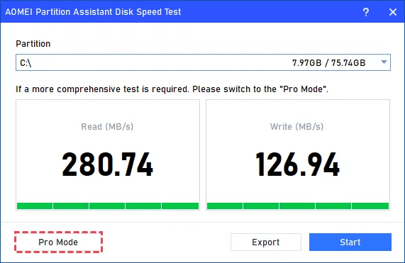 AOMEI Review and Pricing: Backup speed