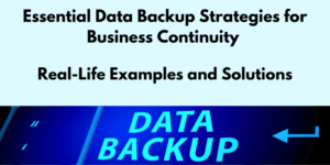 Read more about the article Essential Data Backup and Partitioning Strategies for Business Continuity: Real-Life Examples and Solutions