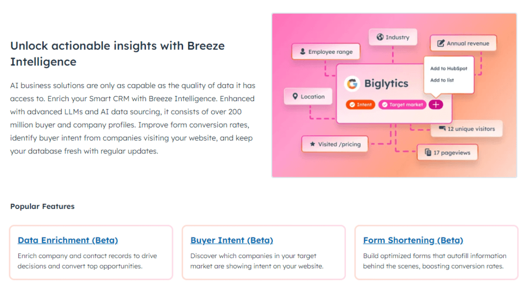 Breeze: Breeze Intelligence