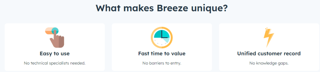 Breeze: Breeze key features