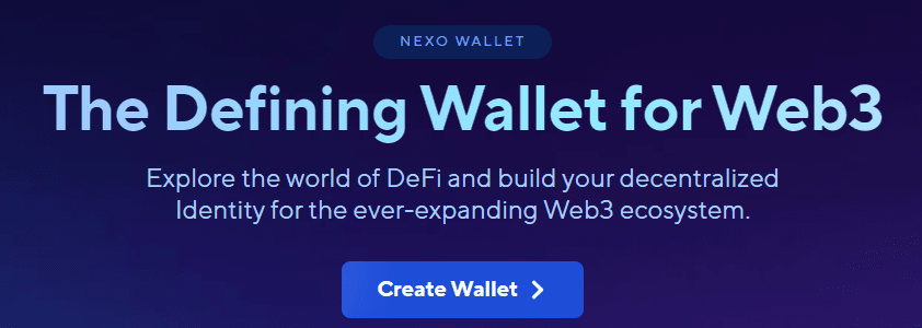 Nexo Review: Nexo Wallet