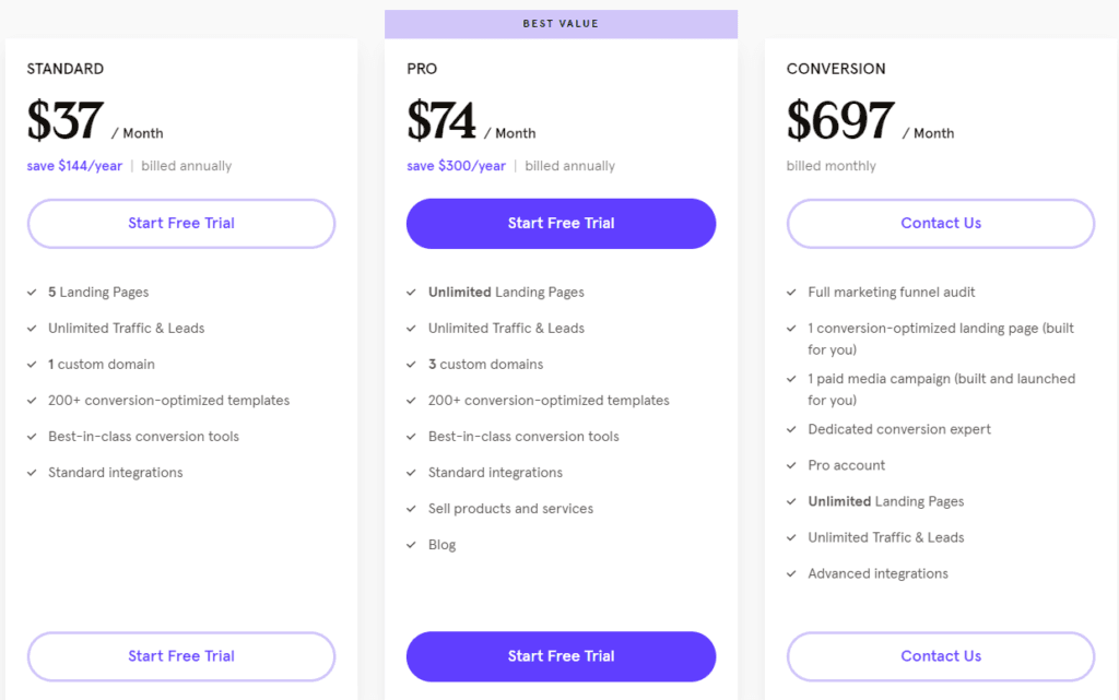 pricing